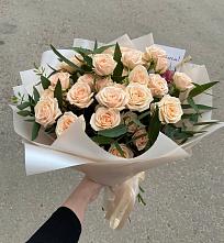 Букет Кремовые розы Латте в Мучкапский