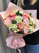 Букет цветов из:  Гвоздики, Розы и Хризантемы #REPLACE_PRED# Мучкапский
