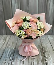 Букет цветов из:  Гвоздики, Розы и Хризантемы #REPLACE_PRED# Мучкапский