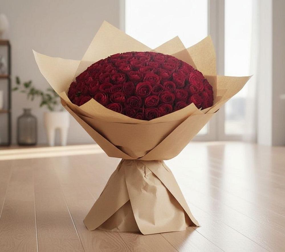 Букет 101 Красная роза в Мучкапский