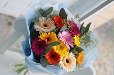 Букет цветов из:  Герберы #REPLACE_PRED# Мучкапский