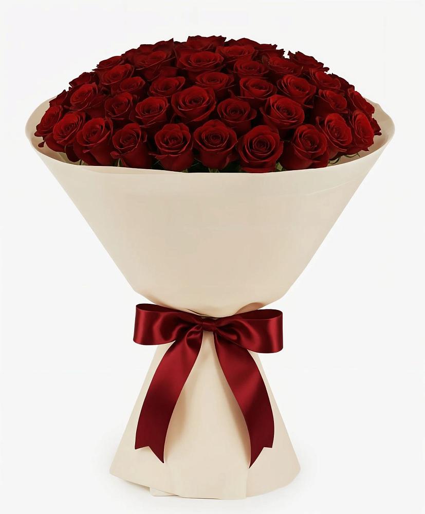 Букет 101 Бордовая роза Блэк Бакарра в Мучкапский