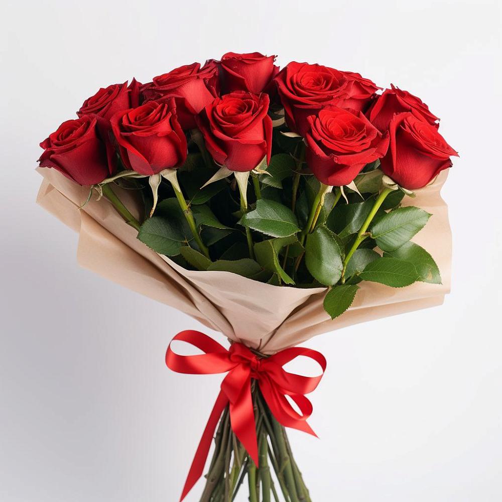 Букет 11 Красных роз Эдлесс Лав в Мучкапский