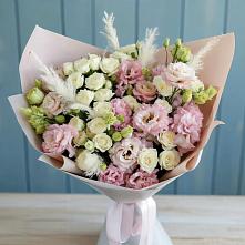 Букет цветов из:  Альстромерии и Розы в Мучкапский